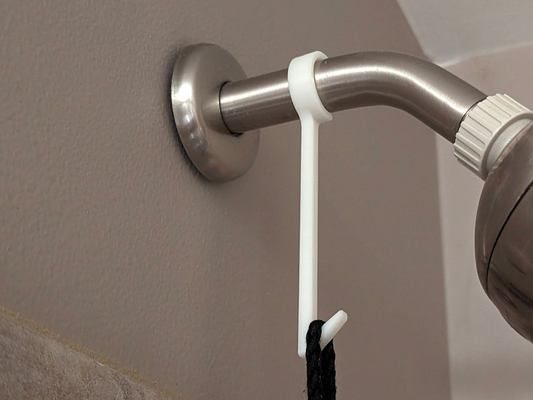 shower loofah hook by ken mills household house models head 3d print model - Mito3D