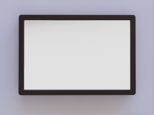 wall art frame blank plate by ken mills 2d 3d print model - Mito3D