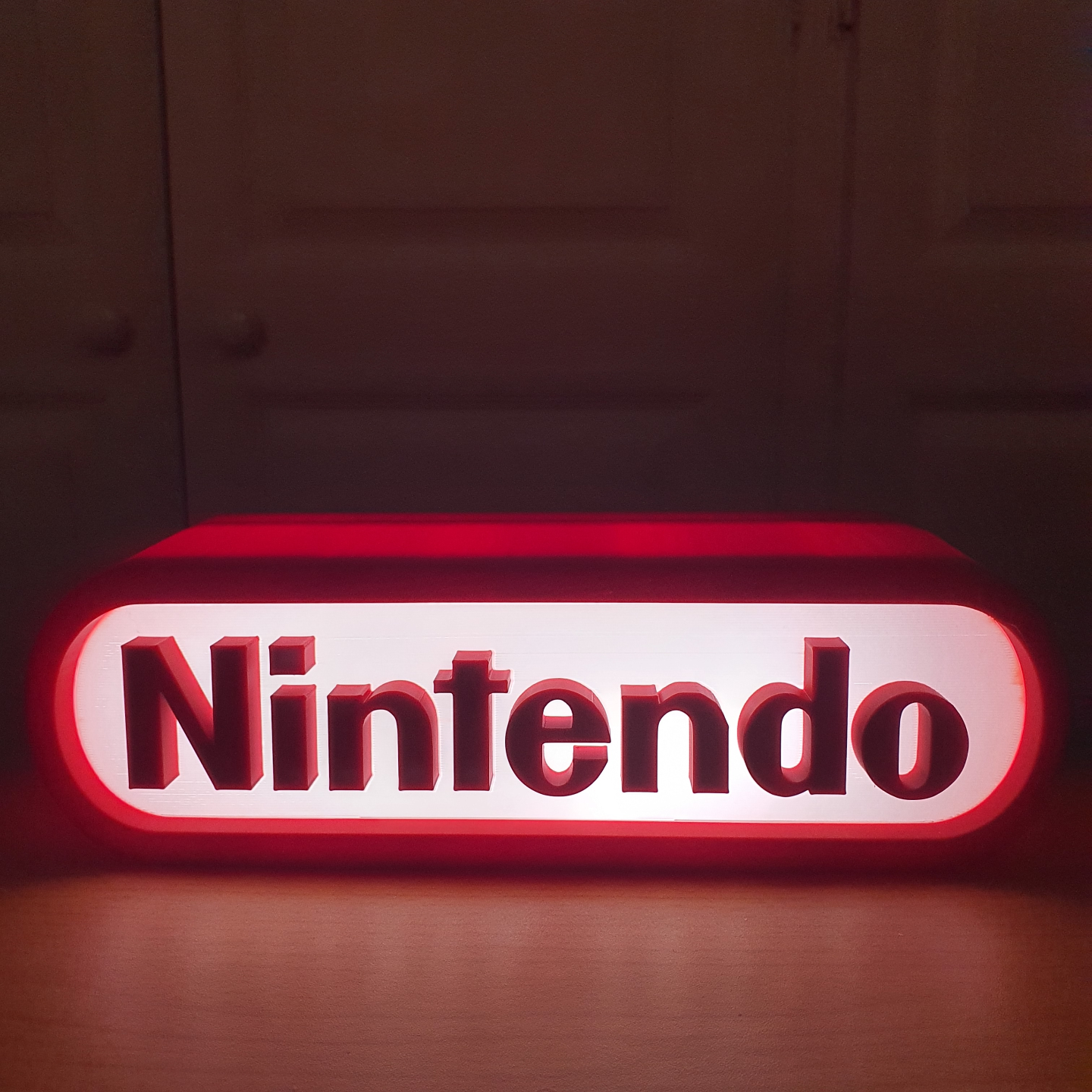 nintendo lamp by lrcustoms lampara game light 3D print model - Mito3D