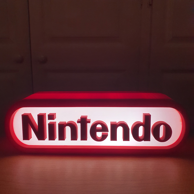 nintendo lamba by gümrük lampara oyun ışık 3d print model - Mito3D