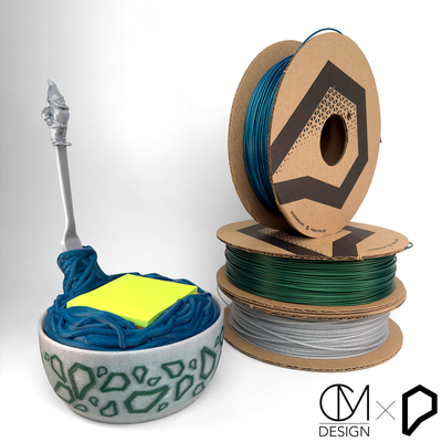 medio pasta ciotola contenitore forchetta appiccicoso appunti by proto 3d print model - Mito3D