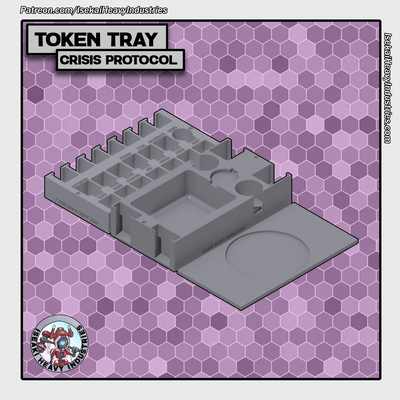 marvel crisis protocol token trays by isekai heavy industries marvelcrisisprotocol boardgameaccessories 3d print model - Mito3D