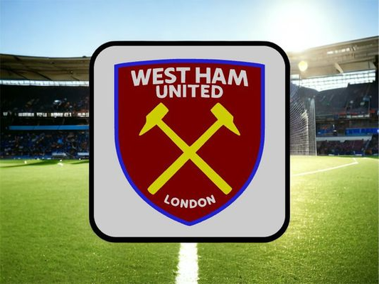 west ham united - lightbox by love prints utd hammers soccer football premier league logo badge light art 3d print model - Mito3D