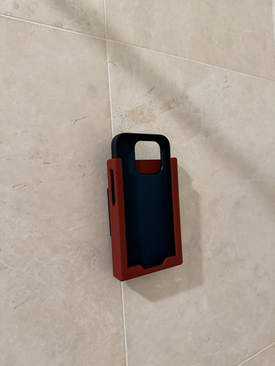iphone pro max model holder wall 15 14 13 12 11 10 m by isaac hanina phone apple mount stick to bathroom shower nice cool cosplay 3d print model - Mito3D