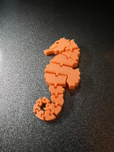 articulated seahorse shared by tonyst 3d print model - Mito3D