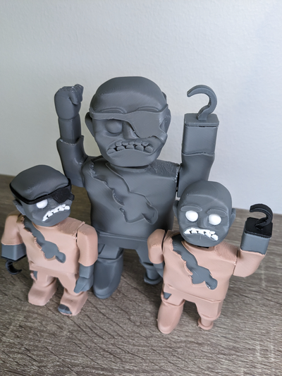 construir zombi by diseño víspera santos figura 3d print model - Mito3D
