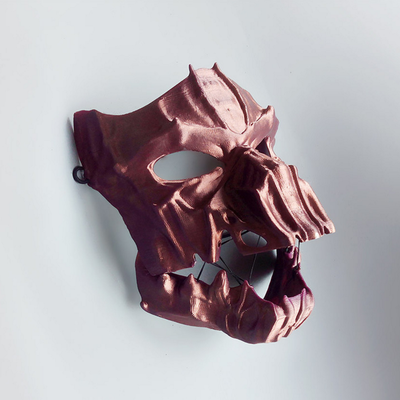 buio maschera snodato condivisa by printgeggo demone completo uomo maleficenza 3d print model - Mito3D