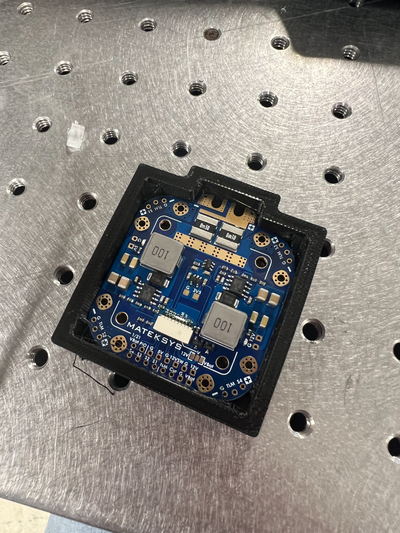 mateksys fchub-12s v2 case by ariesgeo matek fchub circuit board holder 3d print model - Mito3D