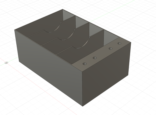 cable box organizer two eu charger sockets by von schmid cablemanagement 3d print model - Mito3D