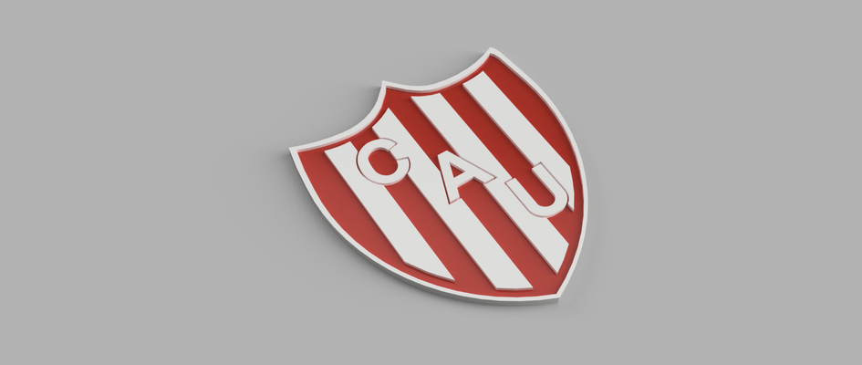 escudo clube atlético união futebol equipe by xxxmix time 3d print model - Mito3D