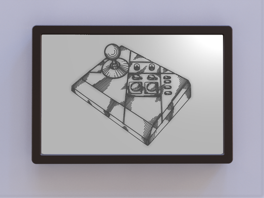 nintendo vantaggio controller brevetto arte iso by ken mulini muraria 3d print model - Mito3D