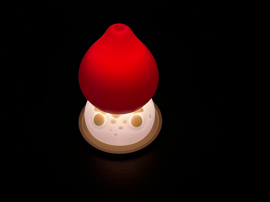 mantar gece lambası by neopyx3d lamba tealight ev dekor mum 3d print model - Mito3D