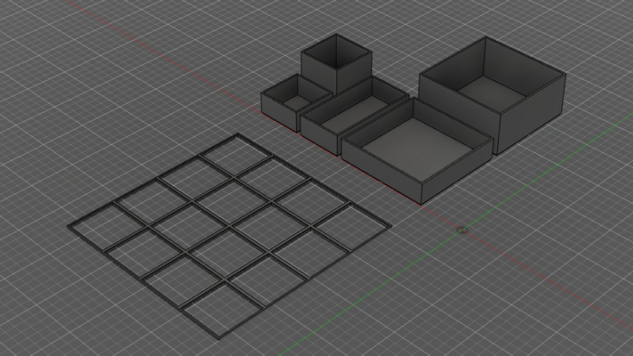 modular armazenamento by to sth organizador 3d print model - Mito3D