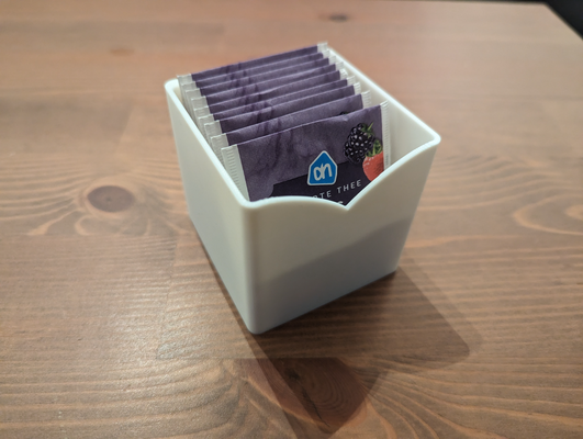 magnetico tè titolare supporto by ischemia cucina scatola magneti 3d print model - Mito3D