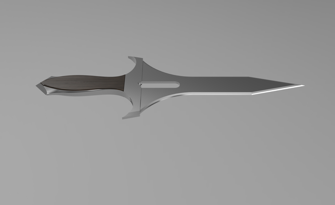öncünün kenar destek kılıç by m3talen bıçak ağzı kostüm oyunu modern m3 öncü 3d print model - Mito3D