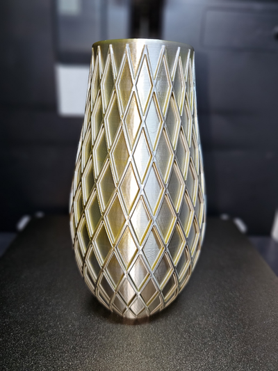 vase by creationscorner3d decor flower pattern 3d print model - Mito3D