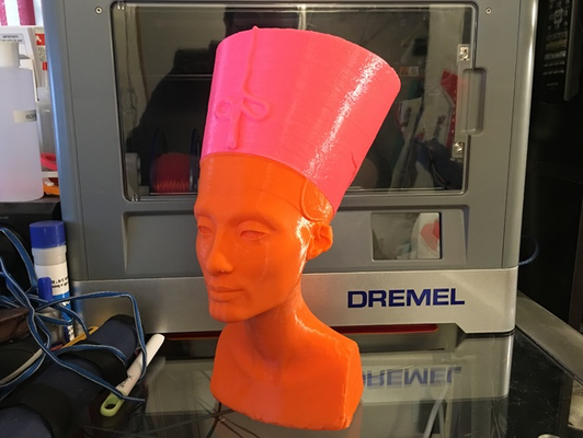 nefertiti by danabrante 3d print model - Mito3D