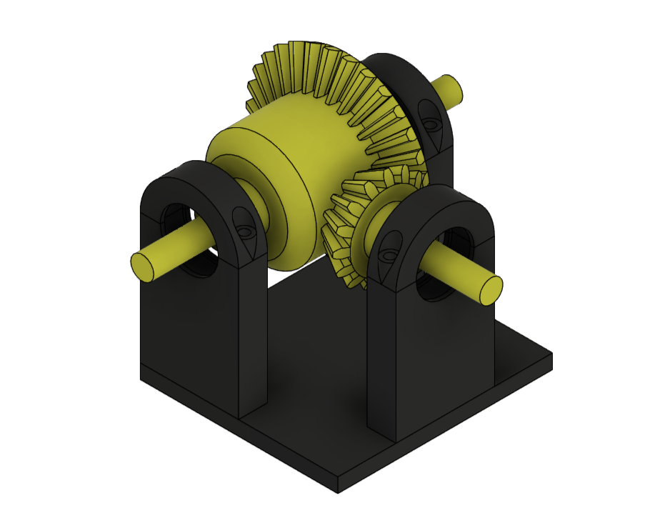 locked diff showcase by tridense car engineering differential 3D print model - Mito3D