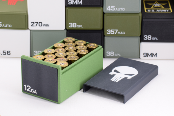 munição caixa 12ga armazenamento by ildarcheg 12 ga caixote 3d print model - Mito3D