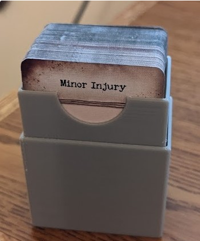 mansions of madness card protector by makeriggs cards mansionsofmadness cardprotector 3d print model - Mito3D