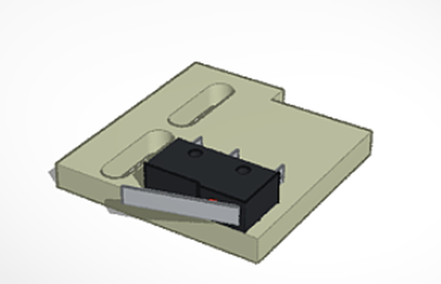 cr10s çift z eksen son durak limit değiştirmek dirsek by makeriggs anahtarı limitlerwitchmount ayarlanabilir uç durdurma limitanahtar braketi seviyeleme 3d print model - Mito3D
