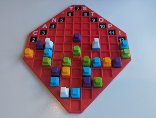 detener tablero juego by erick burgess 3d print model - Mito3D