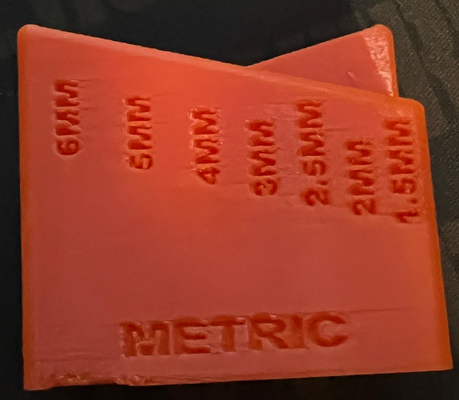 métrico estándar allen llave soporte by adamary8503 3d print model - Mito3D