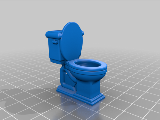 toilet shared by login everitt bathroom 3d print model - Mito3D