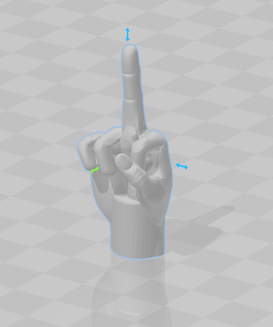 dedo válvula boné by scigg piada pegadinha pássaro porra 3D print model - Mito3D
