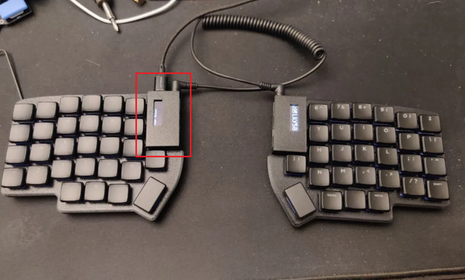 izquierda hotswap oled protector teclados by rickyespanol teclado pantalla tpu 3d print model - Mito3D