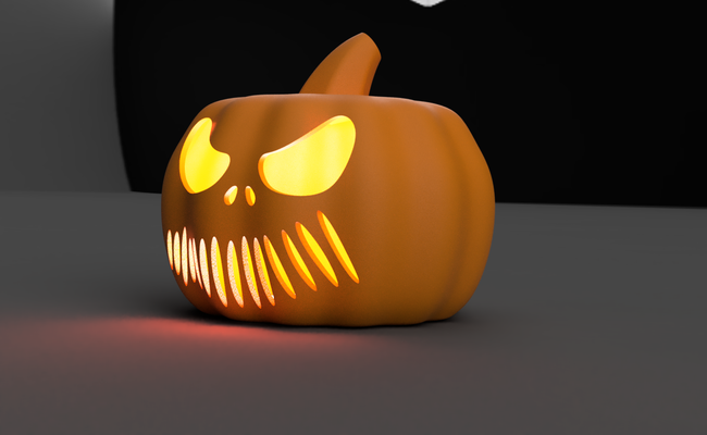 spaventoso zucca supporto versione disponibile by trappola halloween deco multicolore 3d print model - Mito3D