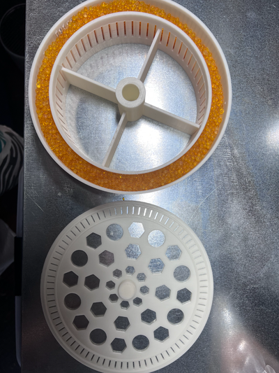 silica dryer spool v1 by kyaenos drier dessicant bambu 3d print model - Mito3D