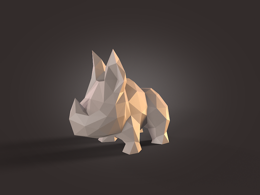 poli rinoceronte by minishev 3d print model - Mito3D