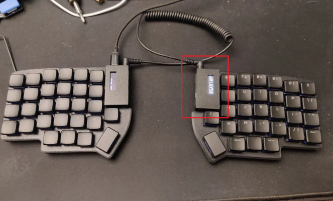 hotswap oled protetor teclados by rickyespanhol teclado dividido cobrir bainha tpu 3d print model - Mito3D