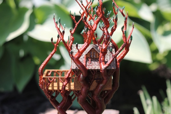 organic support treehouse by ken mills organicsupports 3d print model - Mito3D