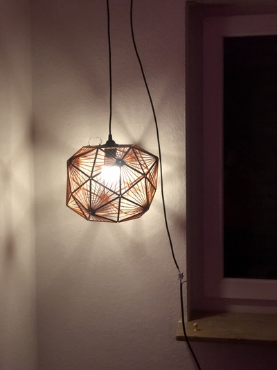 triangle lampshade by lacsap3d ikea hemma ikeahemma 3d print model - Mito3D