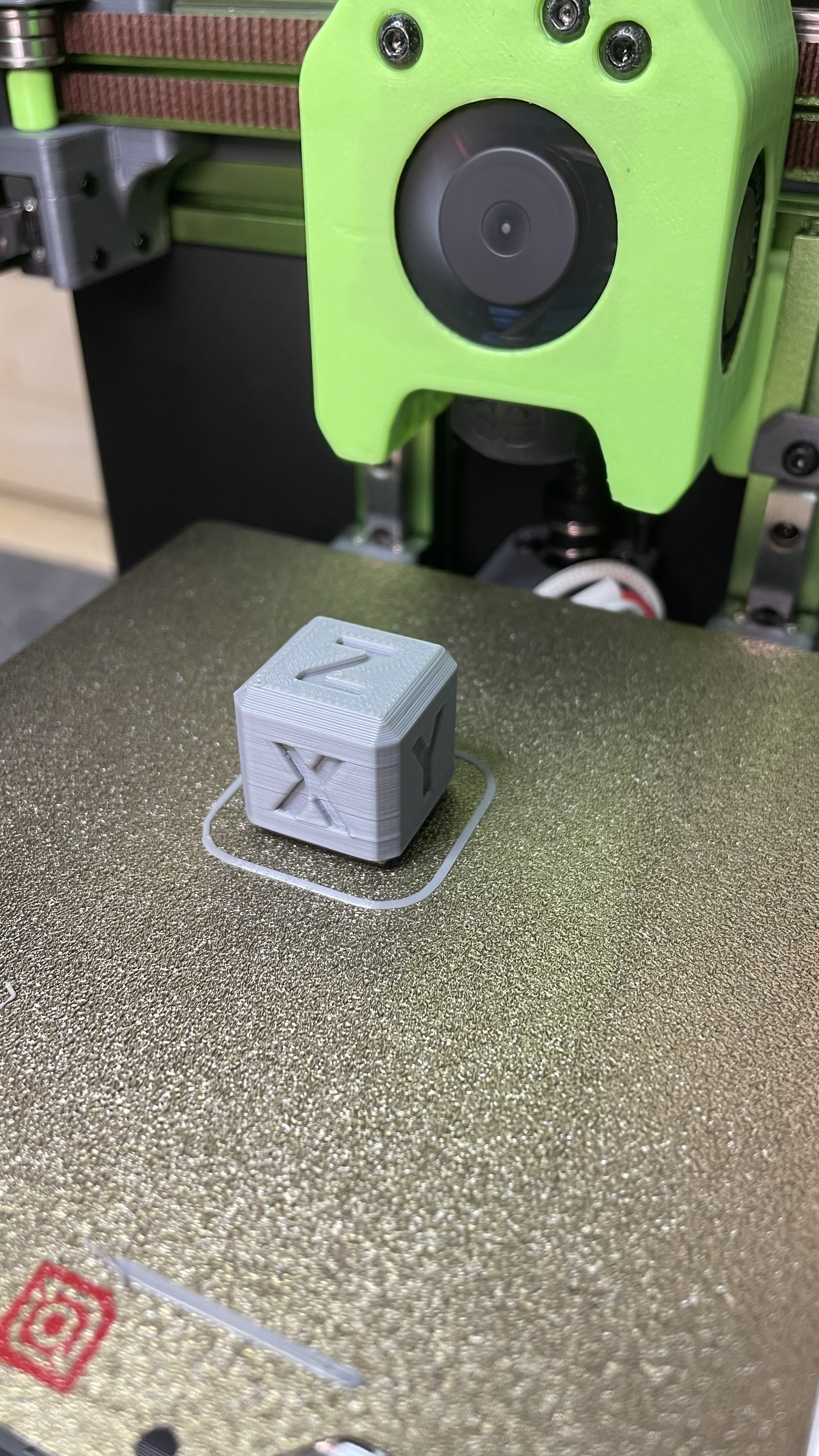 calibración cubo 20x20 by trampa xyz prueba calibracion calibrar 3D print model - Mito3D