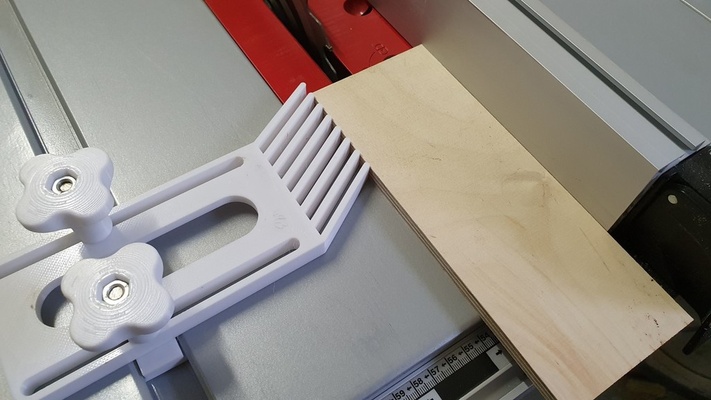 feather board f r bosch gts 635-216 by trap featherboard thingiverse nutenstein gts635216 kreuzgriffschraube 3d print model - Mito3D