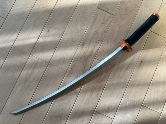 collapsible katana - revoluted by niltsh sword 3d print model - Mito3D