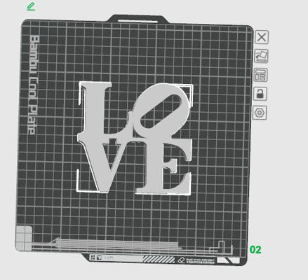 love sign by deedee 3d print model - Mito3D