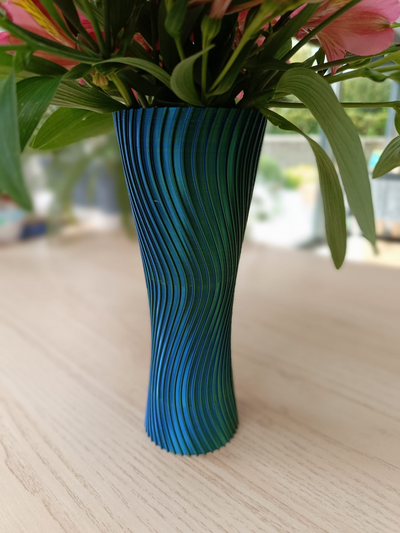 design blume vase by abonnieren blumentopf 3d print model - Mito3D