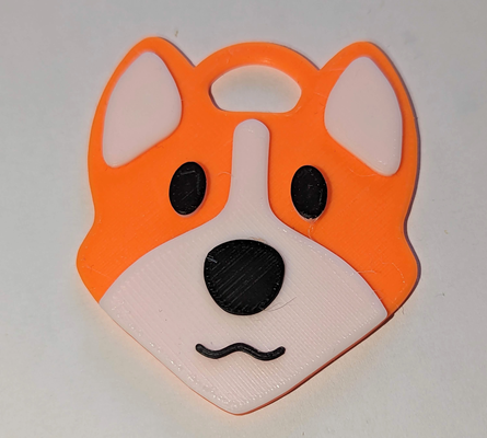party animals nemo keychain by bazzlington animal xbox corgi dog 3d print model - Mito3D