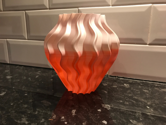 sand ripples by brithawkes vase pot 3d print model - Mito3D
