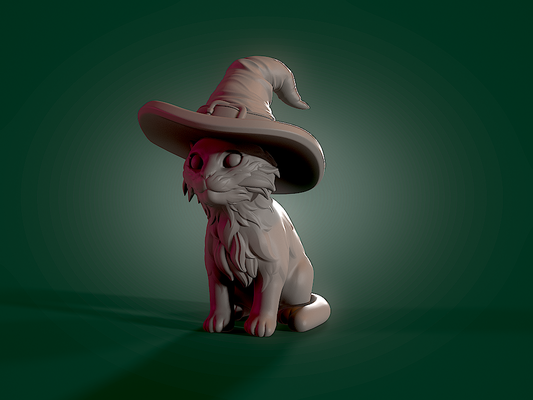 magic kitten by minishev 3d print model - Mito3D
