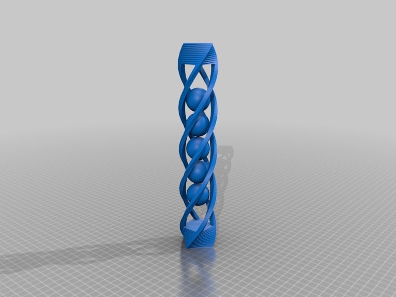 my customized ball s in cage a twist by blaster1920 3D print model - Mito3D