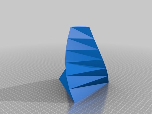 poligono by blaster1920 personalizzato lowpoly poligonale vaso 3d print model - Mito3D