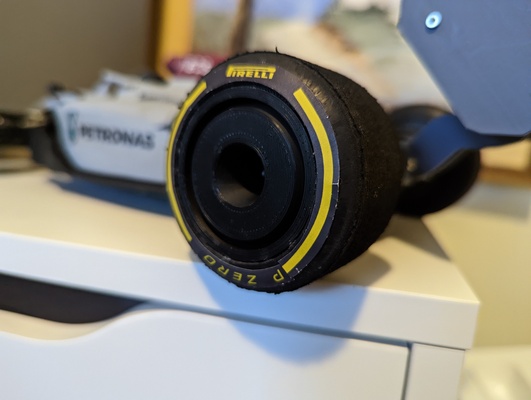 rear wheel 14mm tamiya rubber tires f104 f1 2022 by juanmedinar20 rc car openrcf1 3d print model - Mito3D