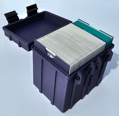 mtg komutan 120+ sağlam güverte kutu w bölücüler yeniden karıştırılmış by ilias06 büyü toplama bölen pokemon depolama 3d print model - Mito3D