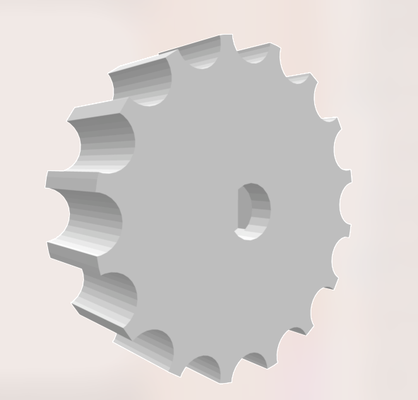 mini wheel embedded nut by sagatxxx 3d print model - Mito3D