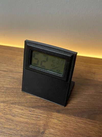 thermometer hygrometer holder by rtdlx27 thermometerholder hygrometerholder mount temperature sensor temperaturesensor humidty 3d print model - Mito3D
